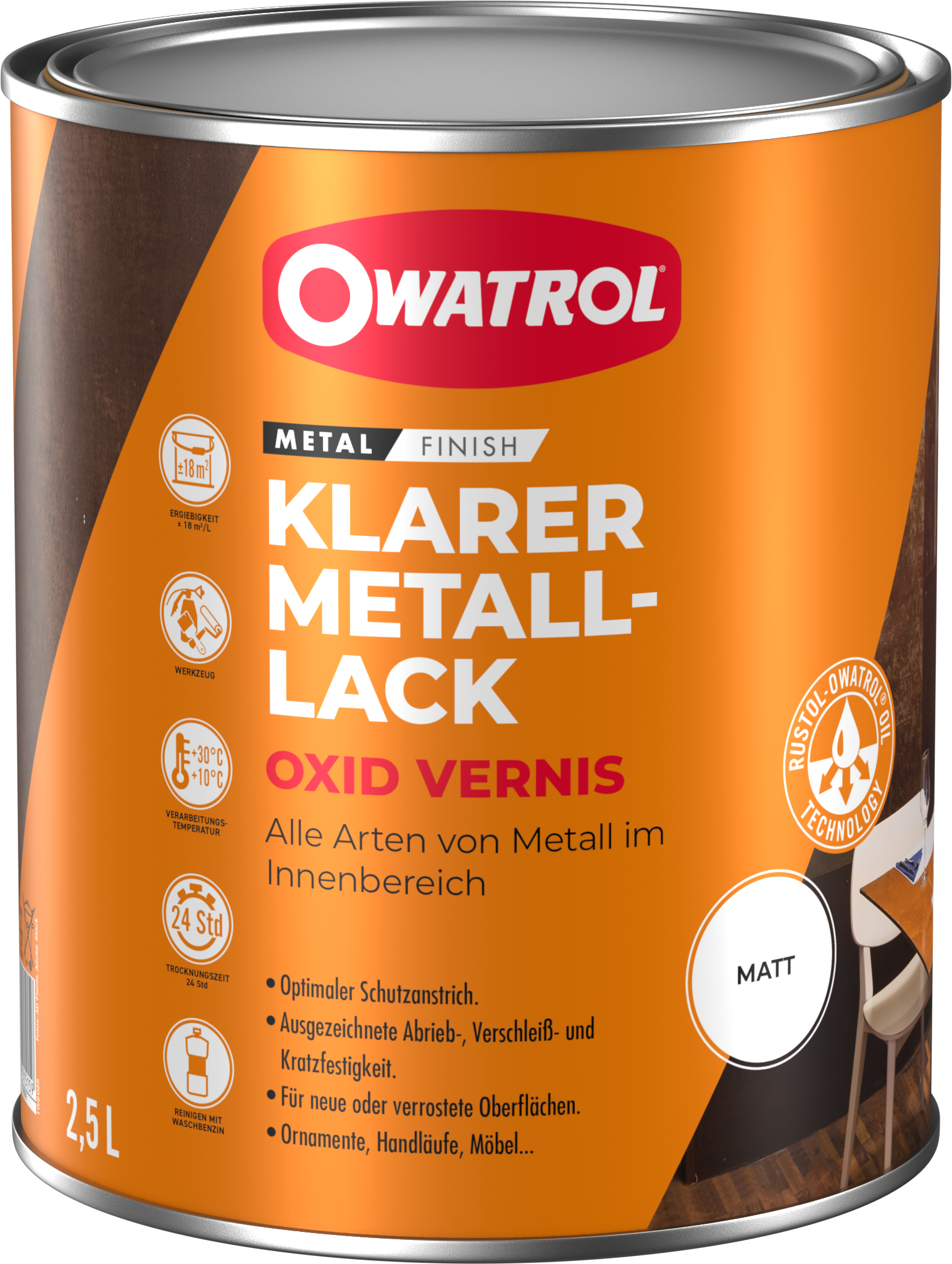 OWATROL OXID VERNIS matt 2,5 Liter